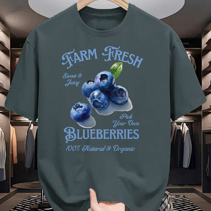 Best Farmer Life Shirt, Funny Farmer UnisexT-Shirt/Hoodie/Sweatshirt HLT00 - Blueberries T-Shirt