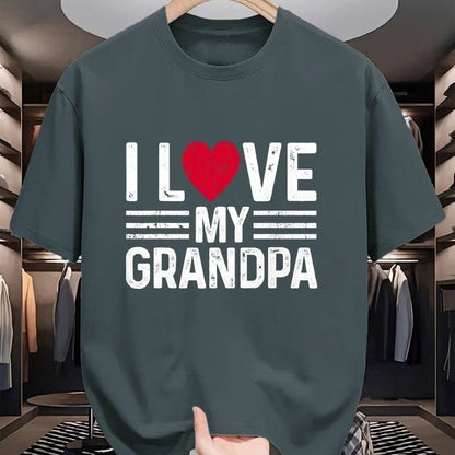 Best Grandpa Shirt, Proud Grandpa Unisex T-Shirt/Hoodie/Sweatshirt HLT00 - Kids I Love My Grandpa For Toddler, Boy, Girl, Youth, Baby T-Shirt