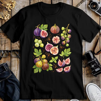 Best Farmer Life Shirt, Funny Farmer UnisexT-Shirt/Hoodie/Sweatshirt HLT00 - Women's Fresh Fig Farmer Market Vintage Y2K Summer Fruit Garden V-Neck T-Shirt