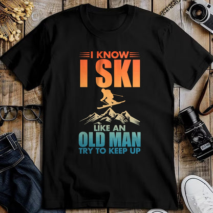 Best Grandpa Shirt, Proud Grandpa Unisex T-Shirt/Hoodie/Sweatshirt HLT00 -Best Ski Art For Grandpa Men Skiing Nordic Skier Skiing T-Shirt