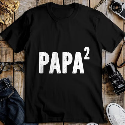 Best Grandpa Shirt, Proud Grandpa Unisex T-Shirt/Hoodie/Sweatshirt HLT00 - Papa 2 Papa Squared For Grandpa from Granddaughter Grandson T-Shirt
