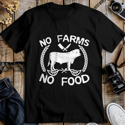 Best Farmer Life Shirt, Funny Farmer UnisexT-Shirt/Hoodie/Sweatshirt HLT00 - No Farms No Meat Farmer Gift T-Shirt