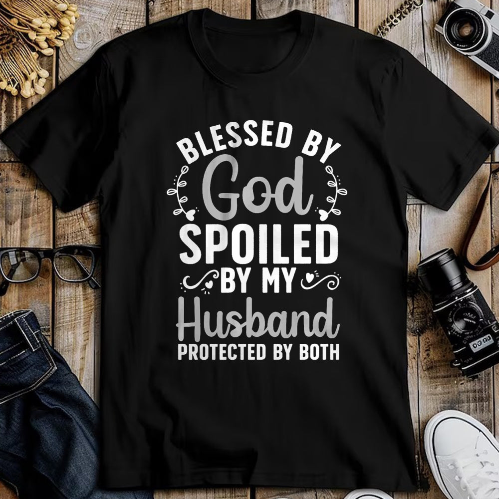 Best Wife Shirt, Wife and Husband Unisex T-Shirt/Hoodie/Sweatshirt HLT00 - Gift for wife T shirt, spoiled wife   Funny Spoiled Wife Art For Women Girls Husband Spoiled Wife Pr (26)