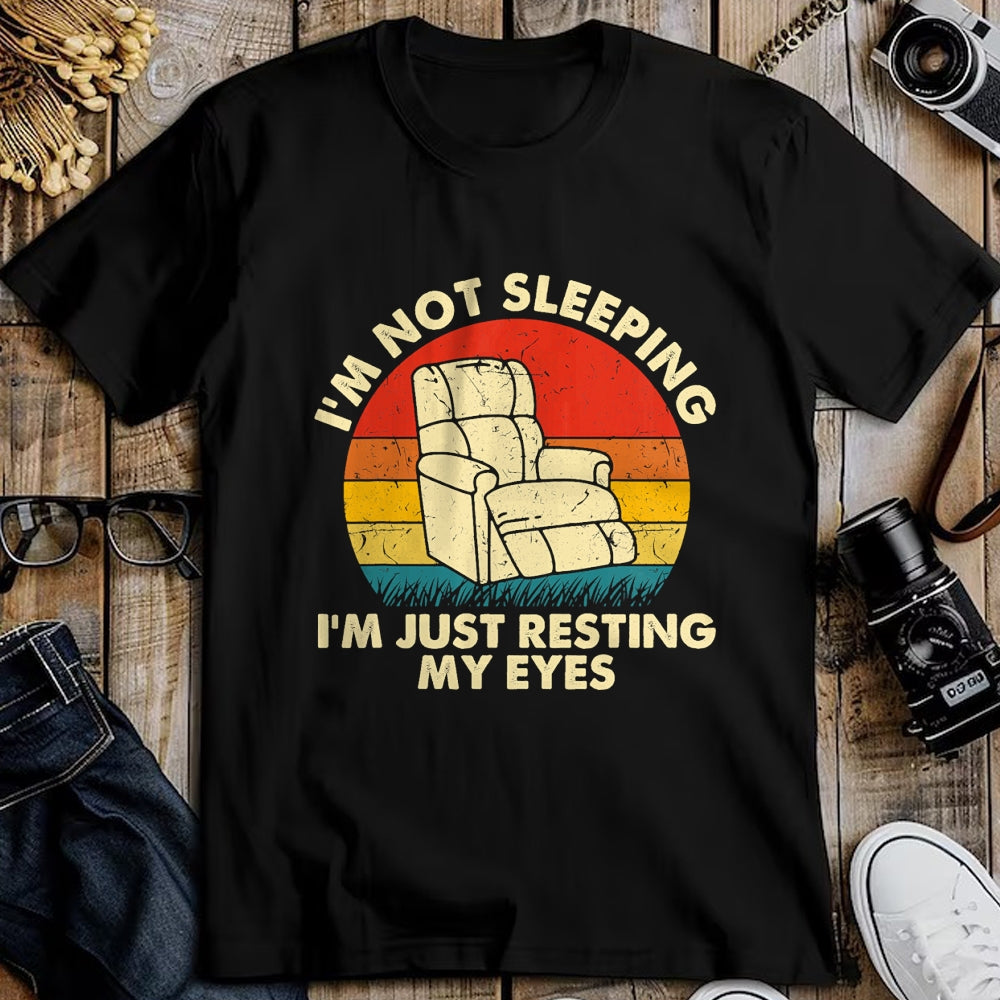 Best Grandpa Shirt, Proud Grandpa Unisex T-Shirt/Hoodie/Sweatshirt HLT00 -I'm Not Sleeping I'm Just Resting My Eyes Fathers Dad Joke T-Shirt
