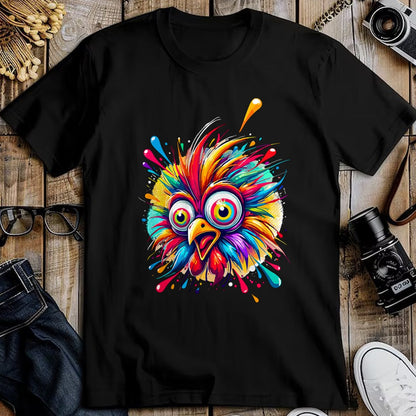 Best Farmer Life Shirt, Funny Farmer UnisexT-Shirt/Hoodie/Sweatshirt HLT00 - Colorful Crazy Chicken Farmer T-Shirt (1)