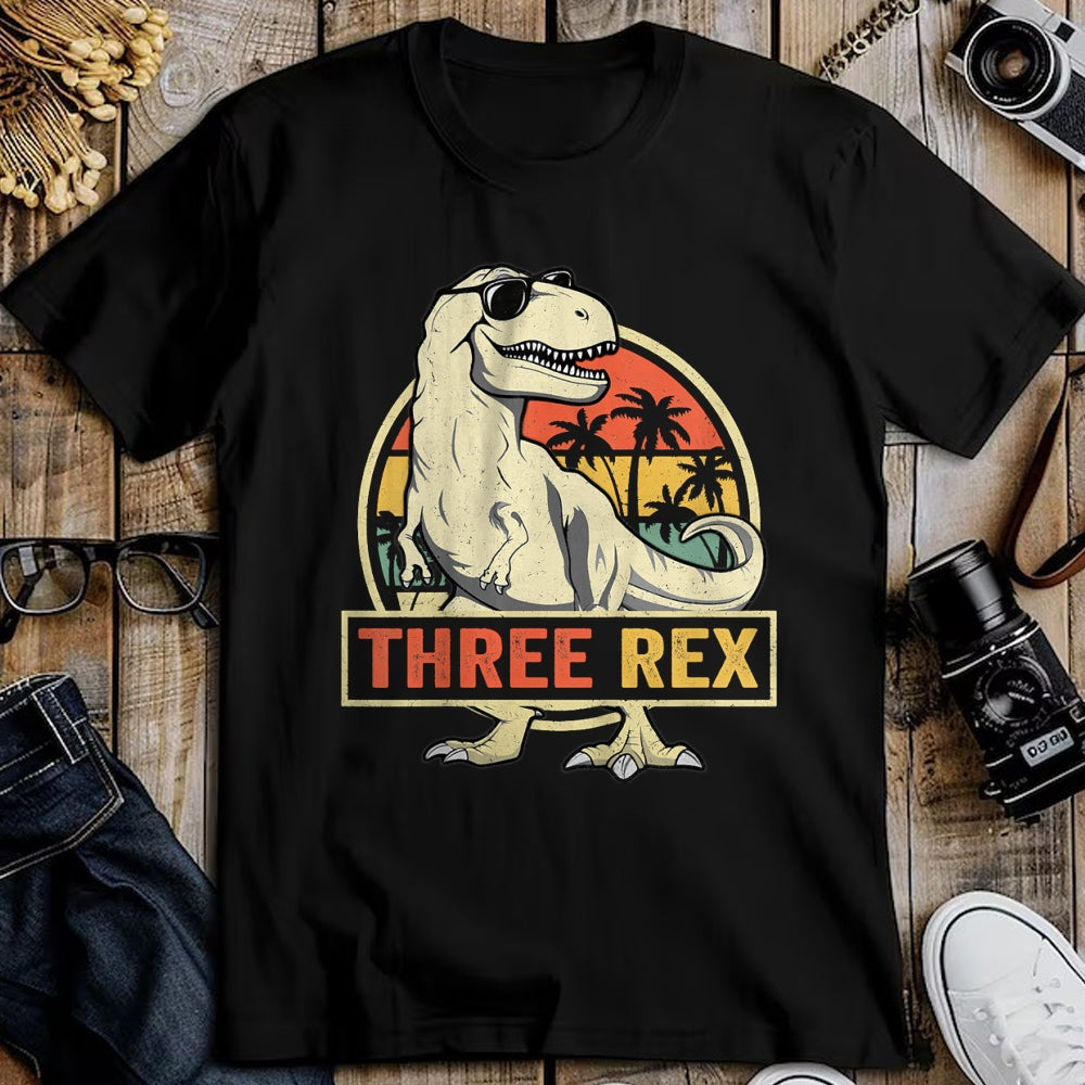 Best Dinosaur Lover Shirt, Funny Dinosaur UnisexT-Shirt/Hoodie/Sweatshirt HLT00 - Three Rex 3rd Birthday T Shirts Third Dinosaur Tees for Boys Girls Kids 3 Year Old