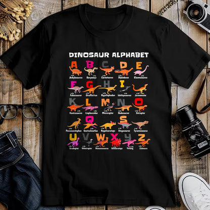Best Dinosaur Lover Shirt, Funny Dinosaur UnisexT-Shirt/Hoodie/Sweatshirt HLT00 - Types of Dinosaurs Alphabet A-Z ABC Dino Identification T-Shirt (3)