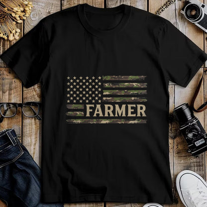 Best Farmer Life Shirt, Funny Farmer UnisexT-Shirt/Hoodie/Sweatshirt HLT00 - Camo Farmer Camourflage USA Flag Fathers Day Farm Owner T-Shirt
