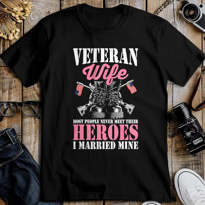 Best Husband Shirt, Wife and Husband Unisex T-Shirt/Hoodie/Sweatshirt HLT00 - Veteran Wife Married Mine Proud Military Veteran Husband T-Shirt