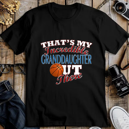 Best Grandpa Shirt, Proud Grandpa Unisex T-Shirt/Hoodie/Sweatshirt HLT00 - Awesome Basketball Granddaughter, Grandma & Grandpa T-Shirt