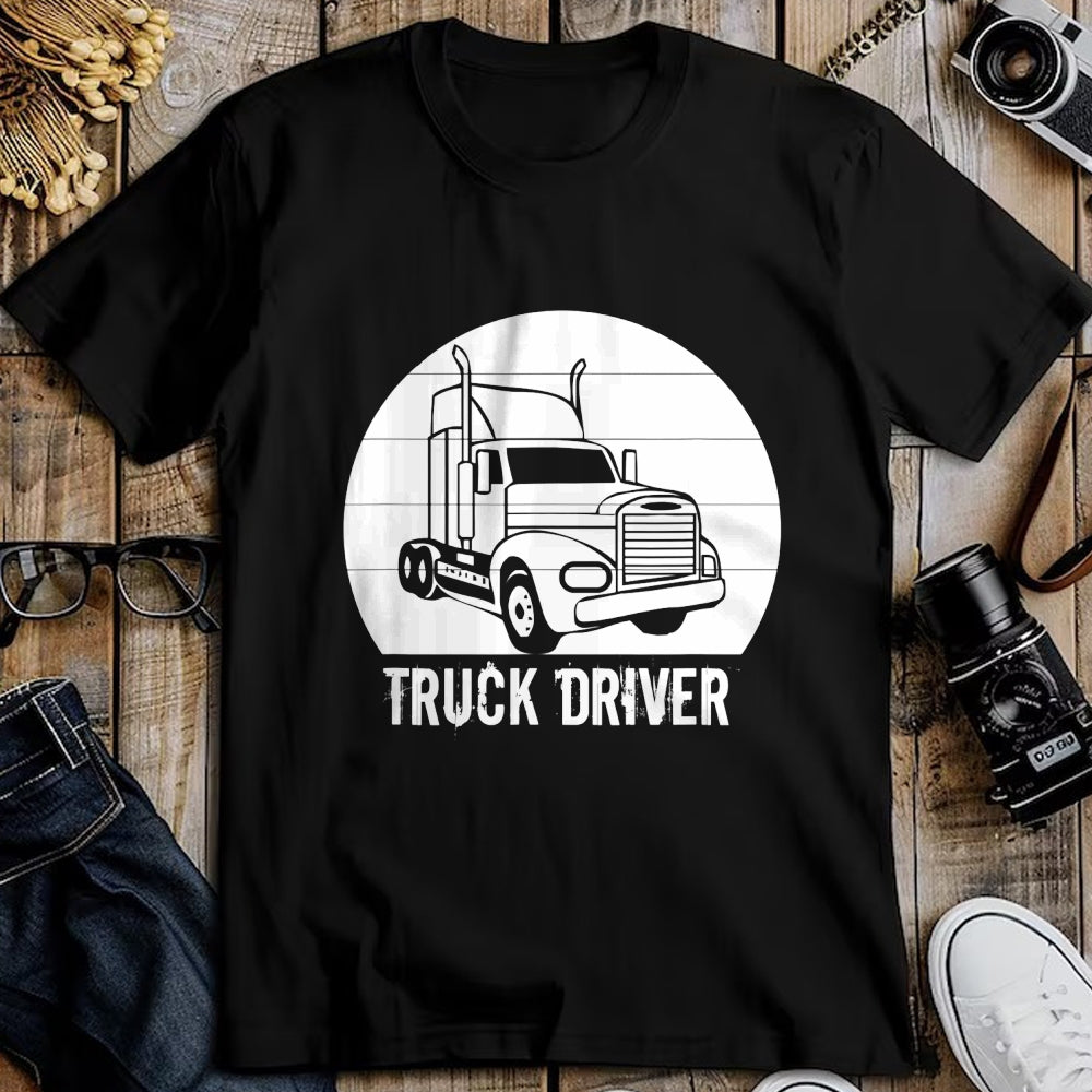 Best Truck Driver Life Shirt, Funny Trucker UnisexT-Shirt/Hoodie/Sweatshirt HLT00 - Truck Driver T-Shirt (4)