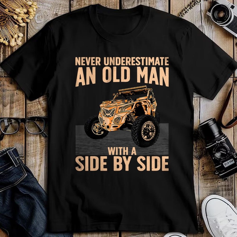 Best Grandpa Shirt, Proud Grandpa Unisex T-Shirt/Hoodie/Sweatshirt HLT00 - Cool SXS For Grandpa Men Dad Offroad UTV ATV Side-By-Side T-Shirt