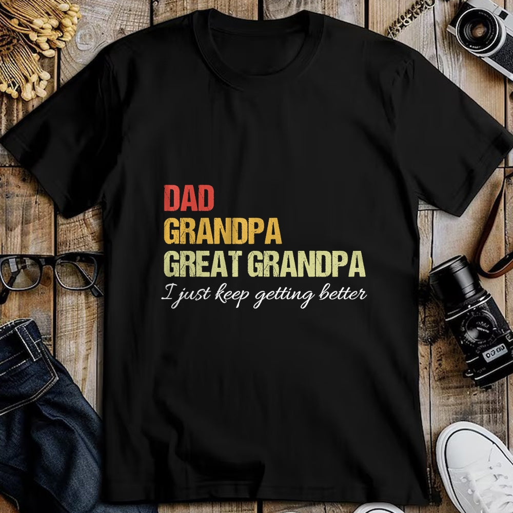 Best Grandpa Shirt, Proud Grandpa Unisex T-Shirt/Hoodie/Sweatshirt HLT00 - Fathers Day From Wife son kids Dad Grandpa Great Grandpa T-Shirt