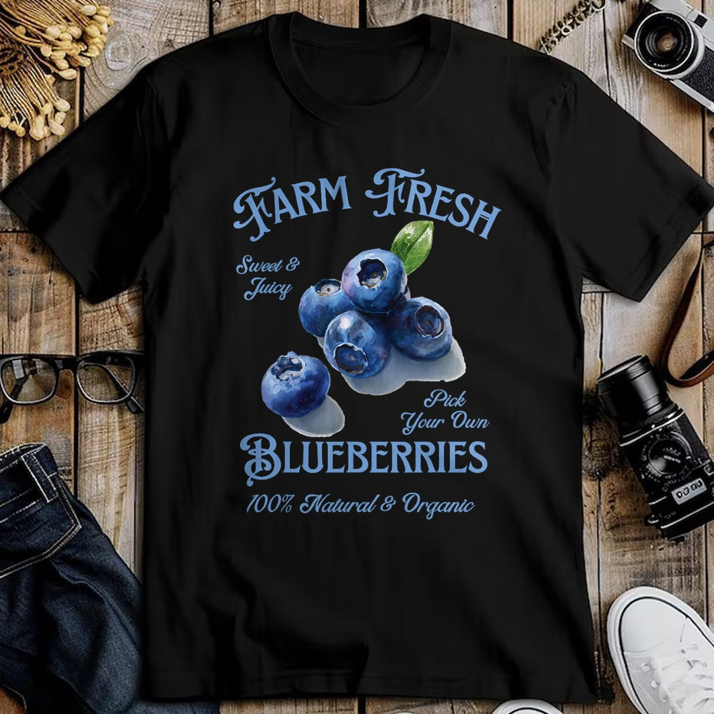 Best Farmer Life Shirt, Funny Farmer UnisexT-Shirt/Hoodie/Sweatshirt HLT00 - Blueberries T-Shirt