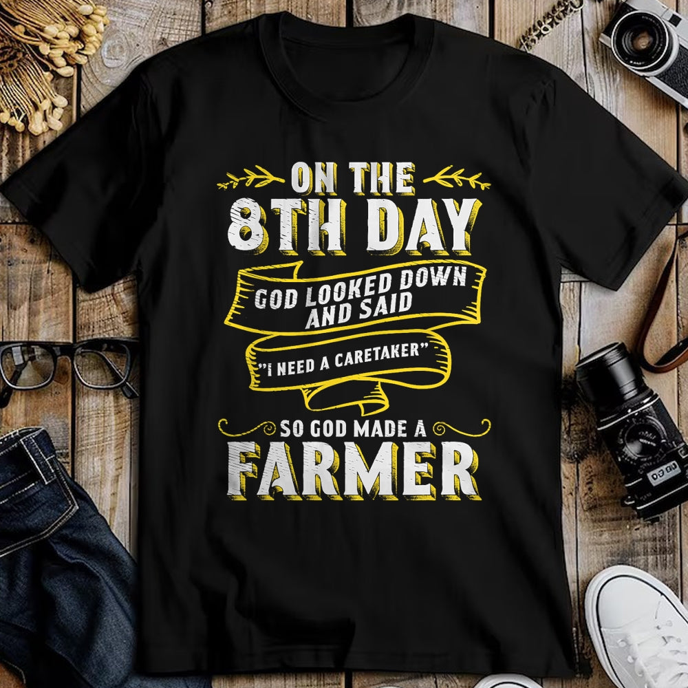 Best Farmer Life Shirt, Funny Farmer UnisexT-Shirt/Hoodie/Sweatshirt HLT00 - So God Made a Farmer Farming Agriculture T-Shirt