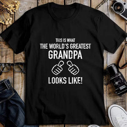 Best Grandpa Shirt, Proud Grandpa Unisex T-Shirt/Hoodie/Sweatshirt HLT00 - World's greatest Grandpa T-Shirt