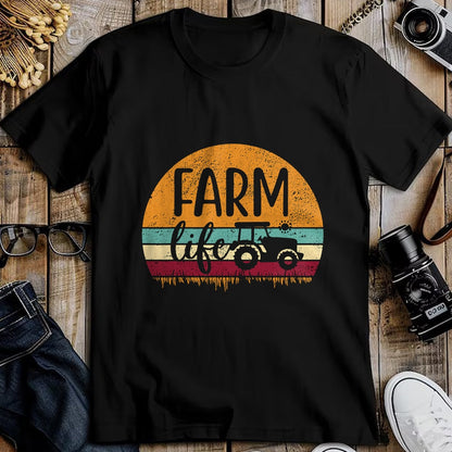 Best Farmer Life Shirt, Funny Farmer UnisexT-Shirt/Hoodie/Sweatshirt HLT00 - Retro Vintage Farm Life Farming Tractor Family Farmer Gift T-Shirt Small