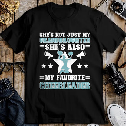 Best Grandpa Shirt, Proud Grandpa Unisex T-Shirt/Hoodie/Sweatshirt HLT00 - My Granddaughter Cheer Grandpa Of A Cheerleader Grandfather T-Shirt