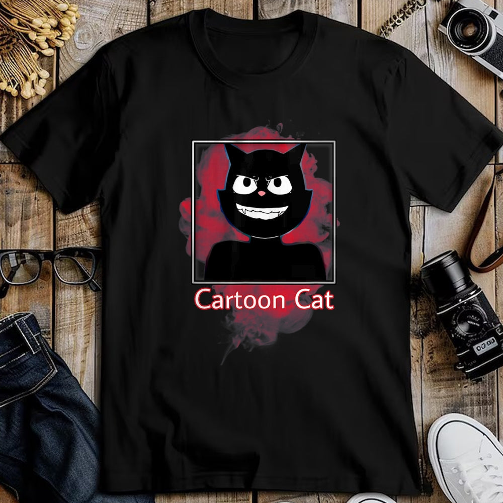 Cat Love Shirt, Funny Cat Lover Gift UnisexT-Shirt/Hoodie/Sweatshirt HLT00 - We All Love to Escape from Cartoon Cat, are You Afraid T-Shirt