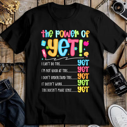 Best Teacher Shirt, Funny Teacher UnisexT-Shirt/Hoodie/Sweatshirt HLT00 - Growth Mindset Teacher Kindness Power of Yet Inspirational T-Shirt