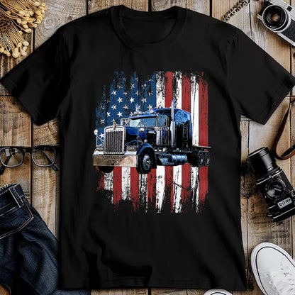 Best Truck Driver Life Shirt, Funny Trucker UnisexT-Shirt/Hoodie/Sweatshirt HLT00 - Trucker American Flag Truck Driver Truck Driver Gift T-Shirt