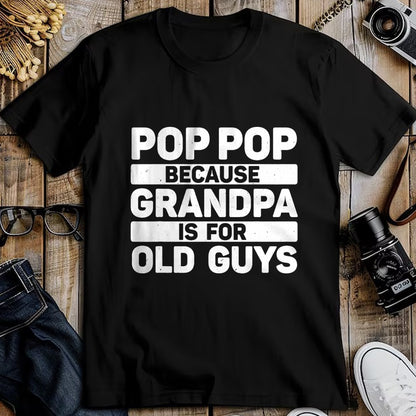 Best Grandpa Shirt, Proud Grandpa Unisex T-Shirt/Hoodie/Sweatshirt HLT00 - Pop Pop Art For Grandpa From Grandkids Father's Day Pop Pop T-Shirt