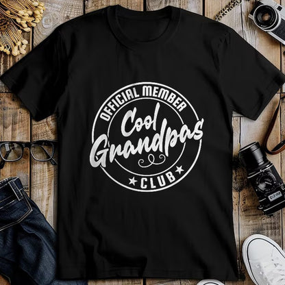 Best Grandpa Shirt, Proud Grandpa Unisex T-Shirt/Hoodie/Sweatshirt HLT00 - Cool Grandpas Club Official Member Vintage T-Shirt