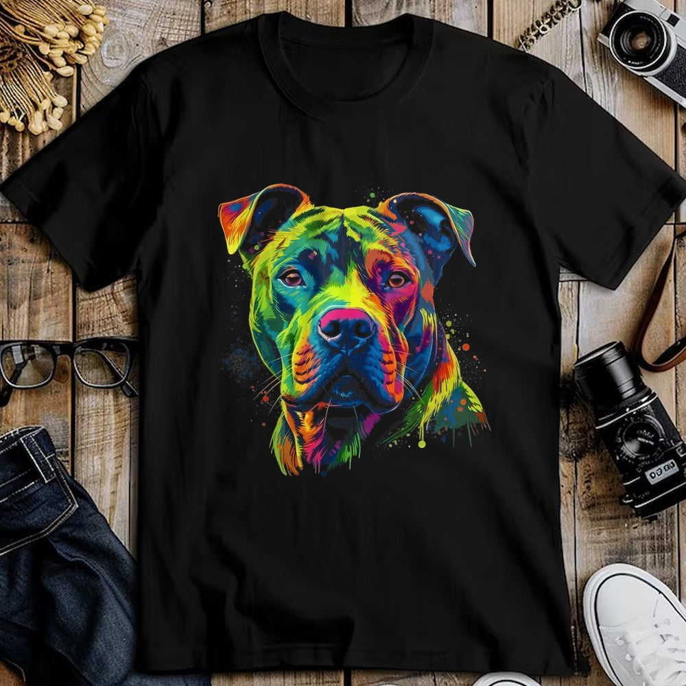 Dog Love Shirt, Dog Lover Gift T-Shirt/Hoodie/Sweatshirt HLT00 - Pitbull Dog I Love Dad Tattoo Funny Family T-Shirt