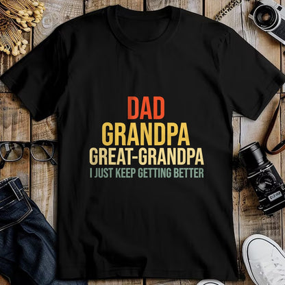 Best Grandpa Shirt, Proud Grandpa Unisex T-Shirt/Hoodie/Sweatshirt HLT00 - Funny Great Grandpa for Fathers Day T-Shirt (1)