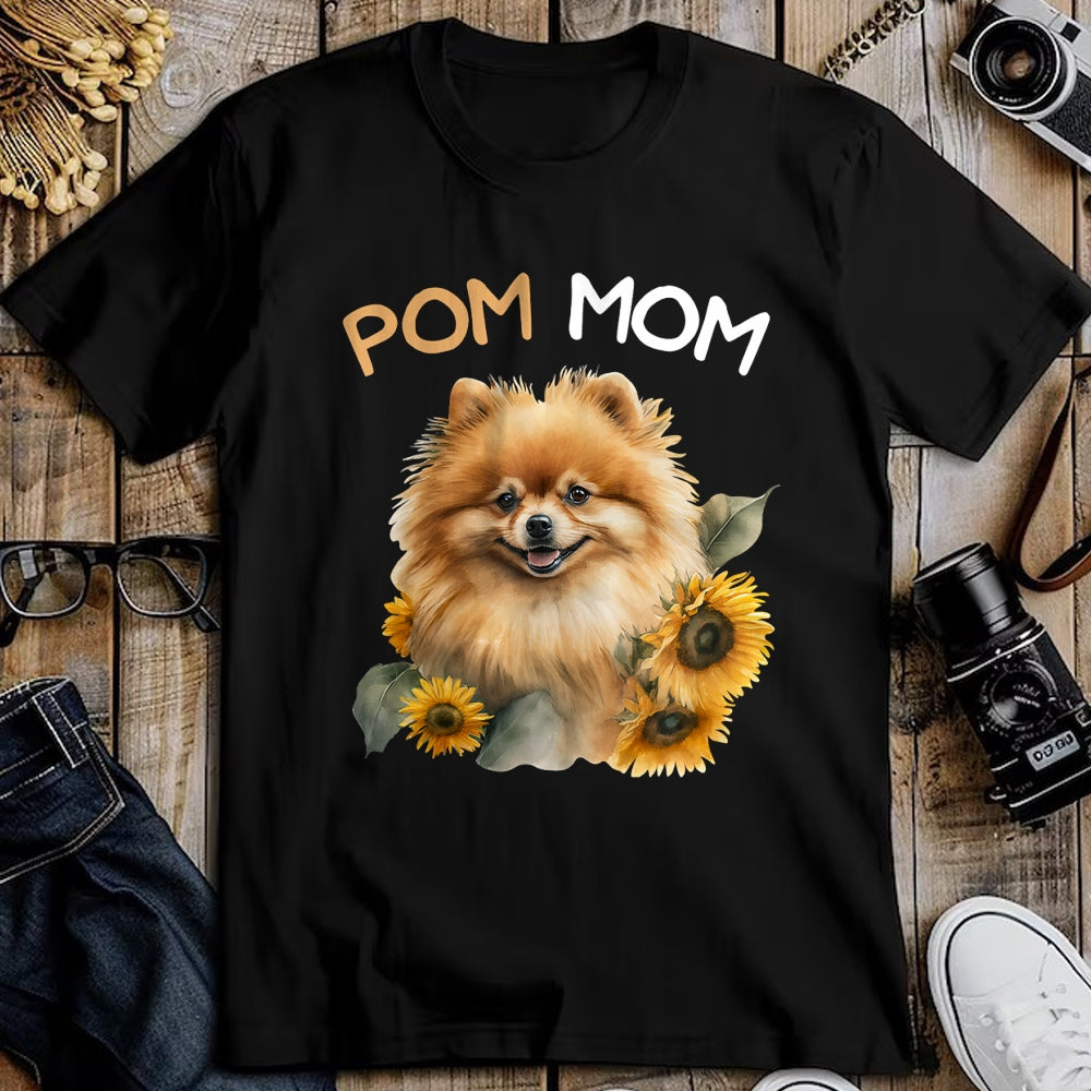 Dog Love Shirt, Dog Lover Gift T-Shirt/Hoodie/Sweatshirt HLT00 -Pomeranian Mom Pom Dog Mama T-Shirt
