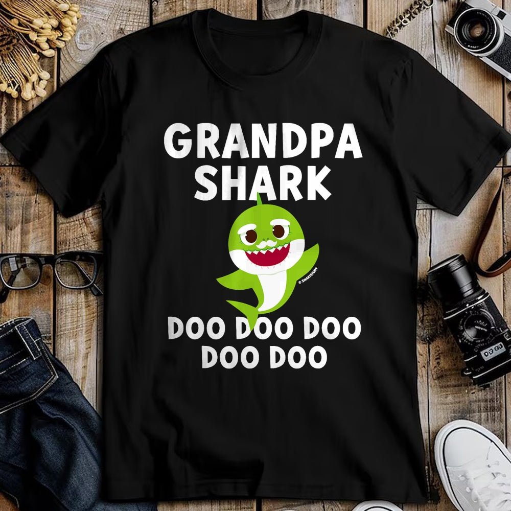 Best Grandpa Shirt, Proud Grandpa Unisex T-Shirt/Hoodie/Sweatshirt HLT00 - Pinkfong Grandpa Shark Official T-shirt T-Shirt (1)