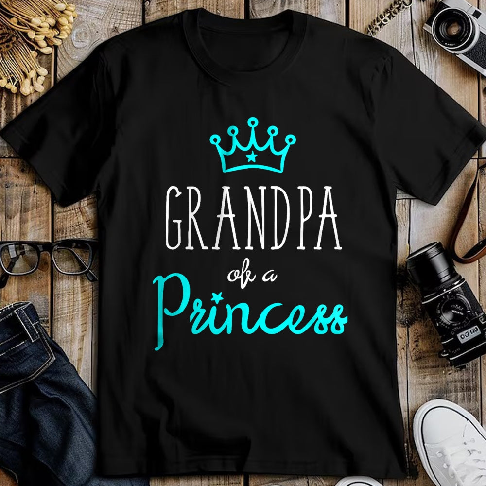 Best Grandpa Shirt, Proud Grandpa Unisex T-Shirt/Hoodie/Sweatshirt HLT00 - Grandpa Granddaughter Shirts Matching Set King and Princess T-Shirt