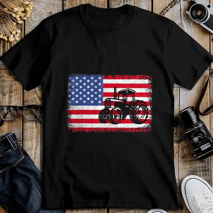 Best Farmer Life Shirt, Funny Farmer UnisexT-Shirt/Hoodie/Sweatshirt HLT00 - Farm Tractors USA Flag Patriotic Farming Gift Men Women Boys T-Shirt