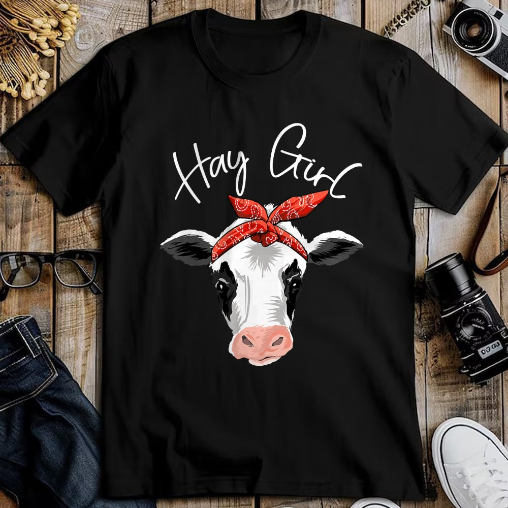 Best Farmer Life Shirt, Funny Farmer UnisexT-Shirt/Hoodie/Sweatshirt HLT00 - Hay Girl Farmer Funny Cattle Cow Farm Lovers Gift Women Kids T-Shirt Small