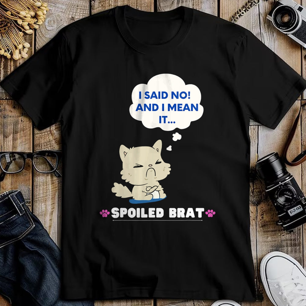 Best Wife Shirt, Wife and Husband Unisex T-Shirt/Hoodie/Sweatshirt HLT00 - Funny Cute Spoiled Brat Cat T-Shirt