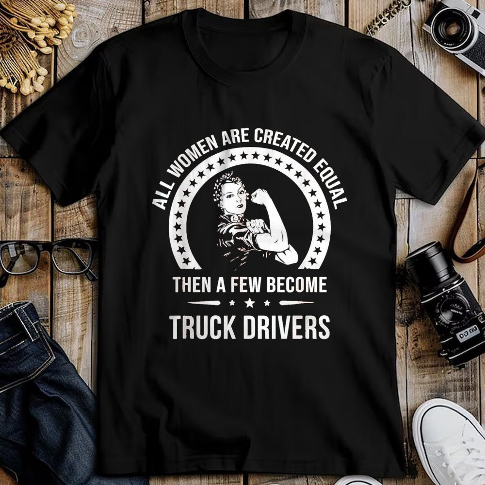 Best Truck Driver Life Shirt, Funny Trucker UnisexT-Shirt/Hoodie/Sweatshirt HLT00 - Truck Driver Shirts for Women  Truck Driver T-Shirt, Women, Olive Green, Large
