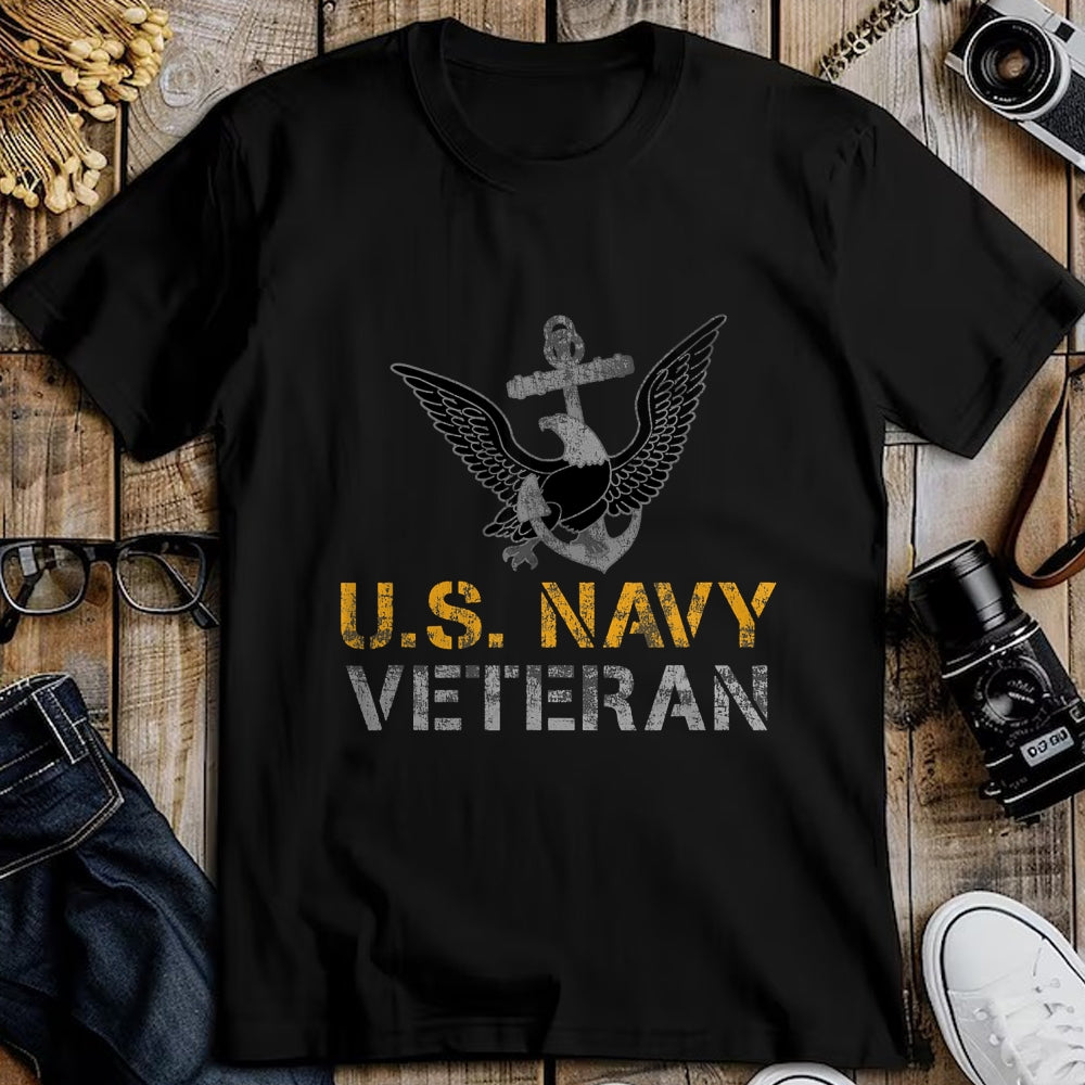 Proud Veteran Shirt, Funny Veteran UnisexT-Shirt/Hoodie/Sweatshirt HLT00 - U.S. Navy Veteran T-Shirt