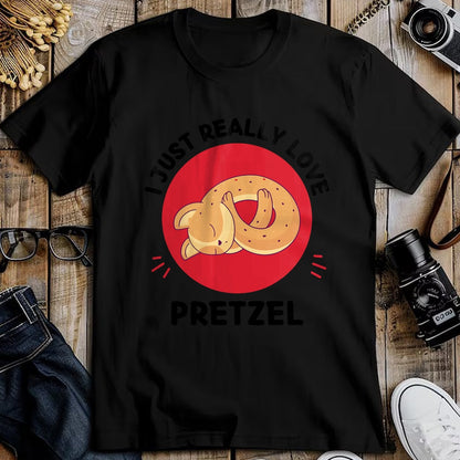 Cat Love Shirt, Funny Cat Lover Gift UnisexT-Shirt/Hoodie/Sweatshirt HLT00 - Kawaii Cat I Just Really Love Cute Cat Pretzel Lover T-Shirt