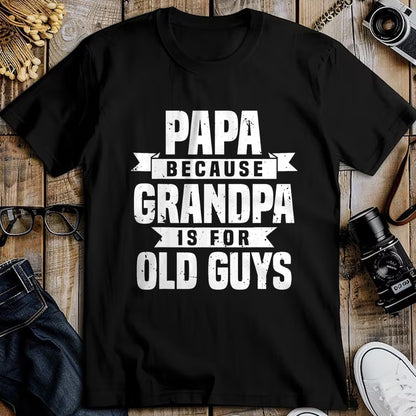 Best Grandpa Shirt, Proud Grandpa Unisex T-Shirt/Hoodie/Sweatshirt HLT00 - Funny Papa Art For Grandpa Men Dad Grandfather Father's Day T-Shirt