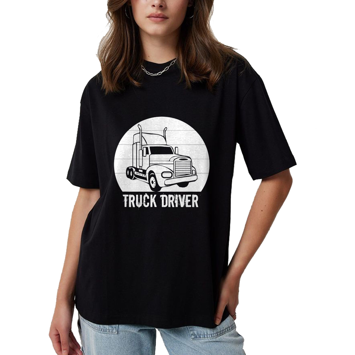 Best Truck Driver Life Shirt, Funny Trucker UnisexT-Shirt/Hoodie/Sweatshirt HLT00 - Truck Driver T-Shirt (4)