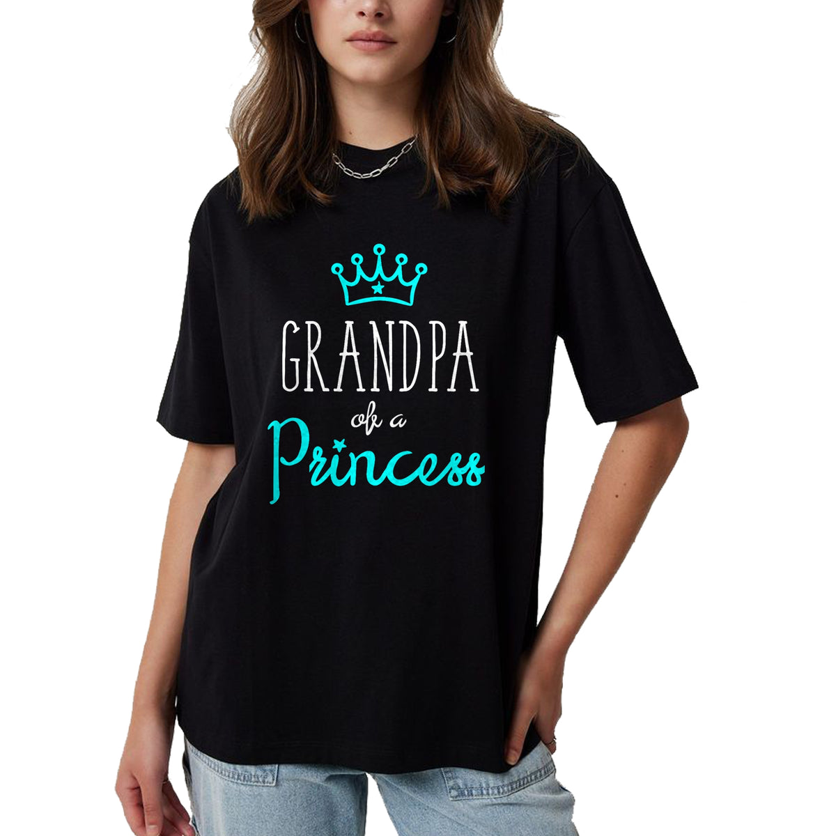 Best Grandpa Shirt, Proud Grandpa Unisex T-Shirt/Hoodie/Sweatshirt HLT00 - Grandpa Granddaughter Shirts Matching Set King and Princess T-Shirt