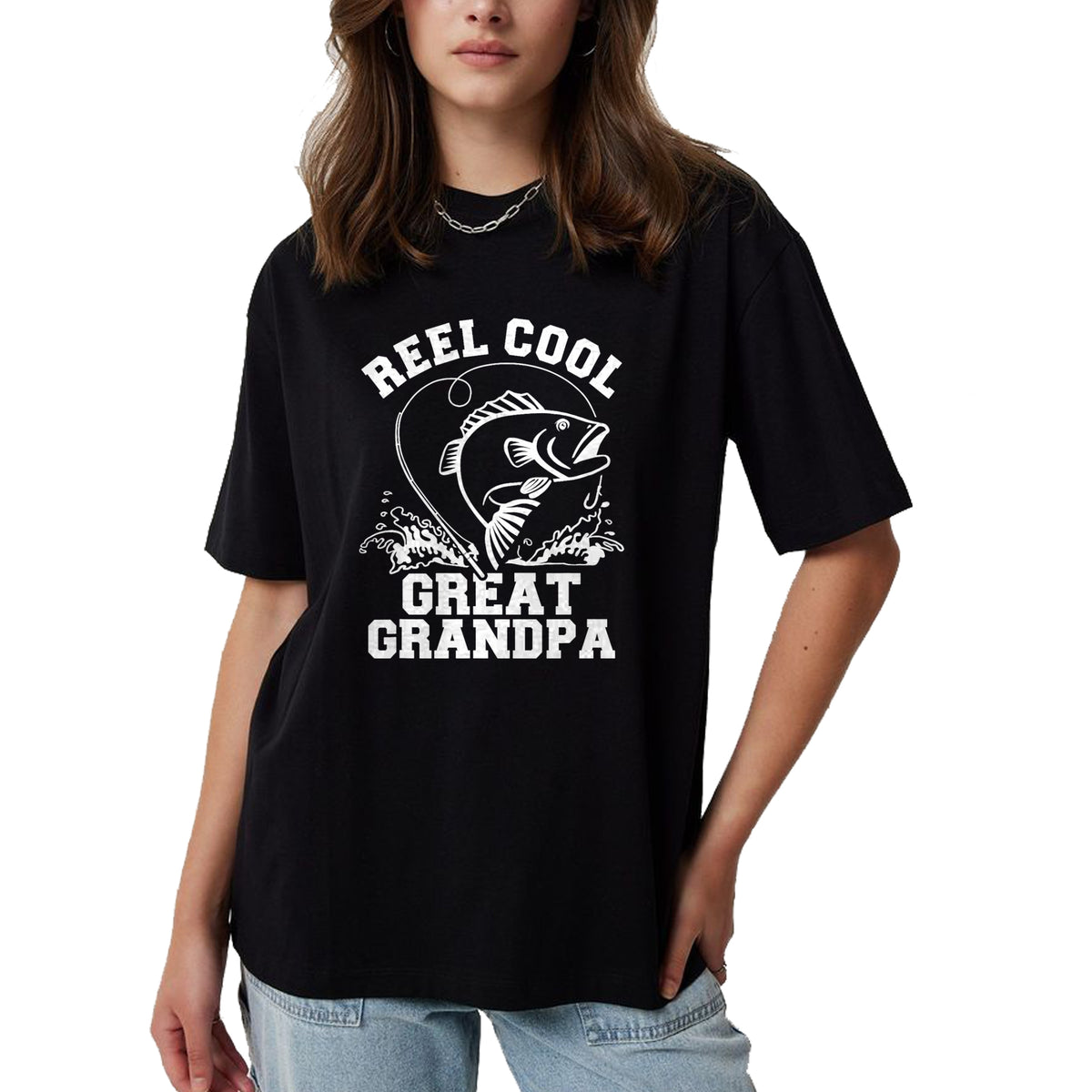 Best Grandpa Shirt, Proud Grandpa Unisex T-Shirt/Hoodie/Sweatshirt HLT00 - Reel cool great grandpa T-Shirt
