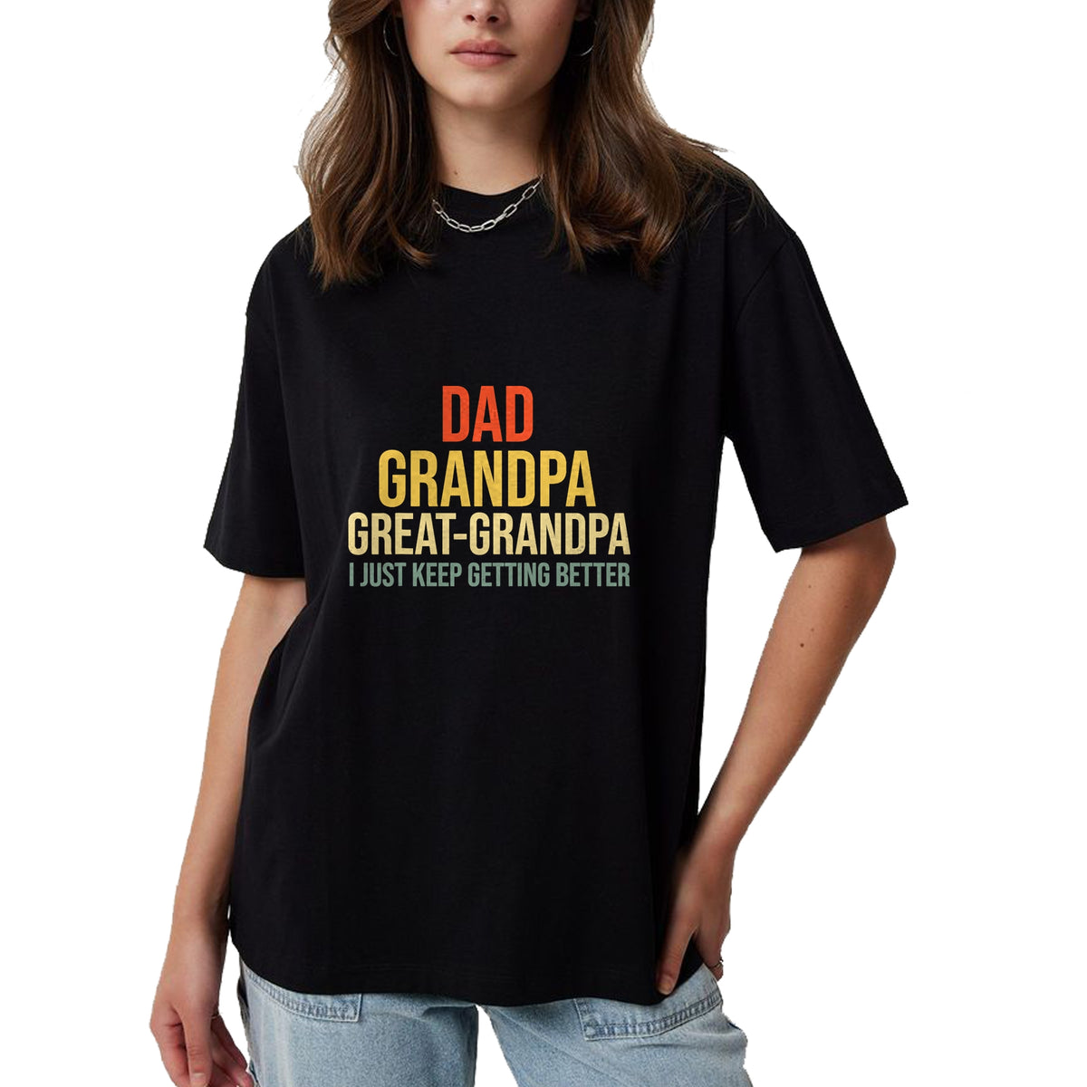 Best Grandpa Shirt, Proud Grandpa Unisex T-Shirt/Hoodie/Sweatshirt HLT00 - Funny Great Grandpa for Fathers Day T-Shirt (1)