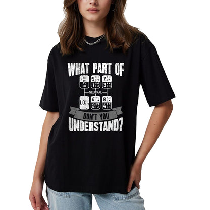 Best Truck Driver Life Shirt, Funny Trucker UnisexT-Shirt/Hoodie/Sweatshirt HLT00 - What Part of Don't You Understand Trucker Gift Truck Driver T-Shirt Small