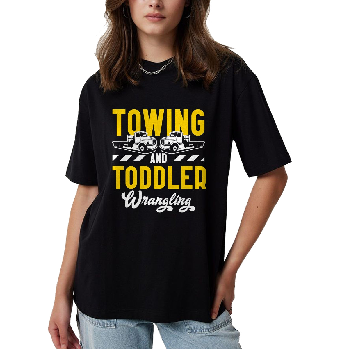 Best Truck Driver Life Shirt, Funny Trucker UnisexT-Shirt/Hoodie/Sweatshirt HLT00 - Tow Truck Driver Dad Trucker Toddler T-Shirt