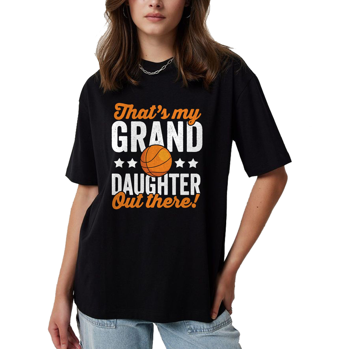 Best Grandpa Shirt, Proud Grandpa Unisex T-Shirt/Hoodie/Sweatshirt HLT00 -Basketball Player Grandma Grandpa Basketball Granddaughter Long Sleeve T-Shirt