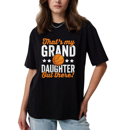 Best Grandpa Shirt, Proud Grandpa Unisex T-Shirt/Hoodie/Sweatshirt HLT00 -Basketball Player Grandma Grandpa Basketball Granddaughter Long Sleeve T-Shirt