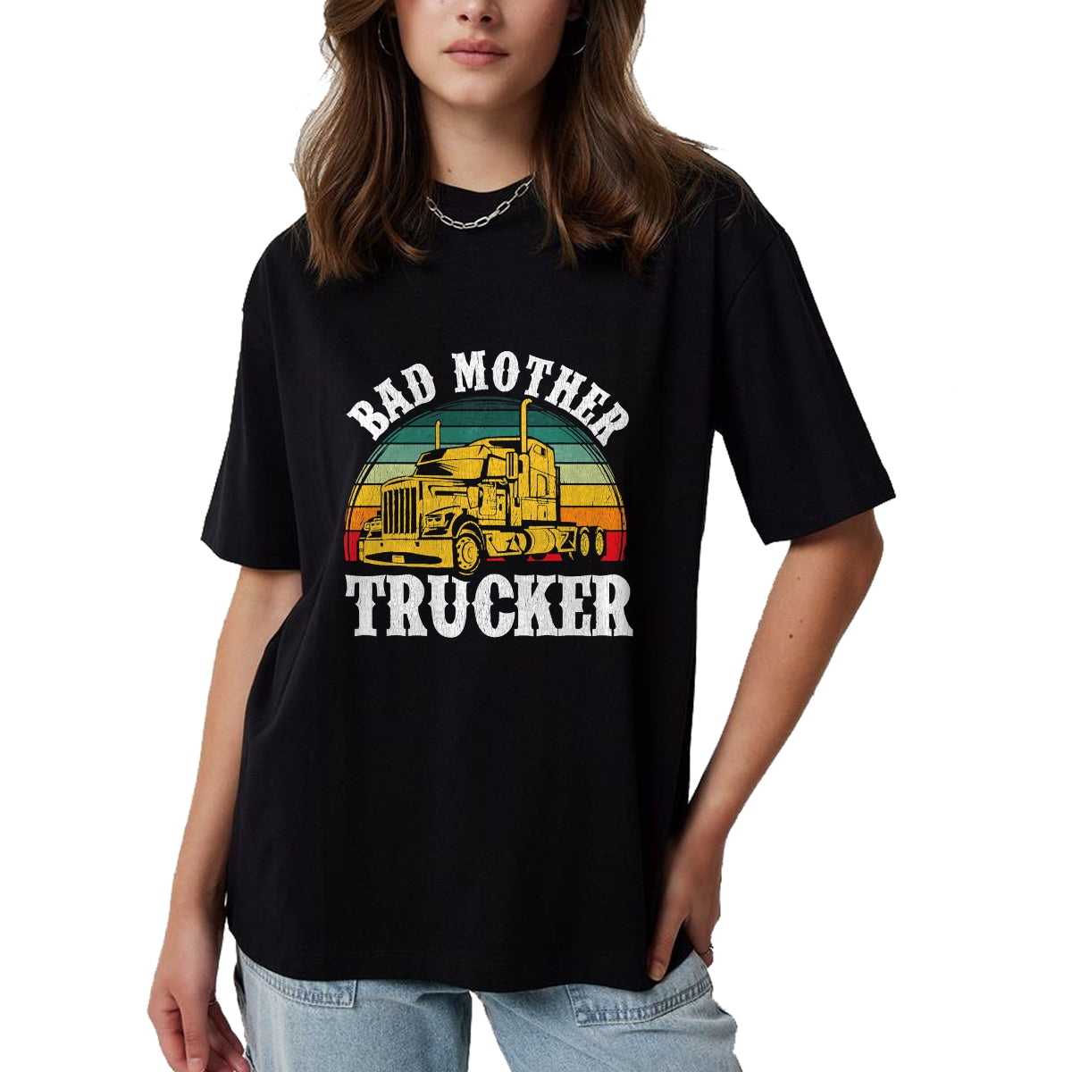 Best Truck Driver Life Shirt, Funny Trucker UnisexT-Shirt/Hoodie/Sweatshirt HLT00 - Funny Trucker Design for Men Big Rig Trucker Truck Driver T-Shirt (2)