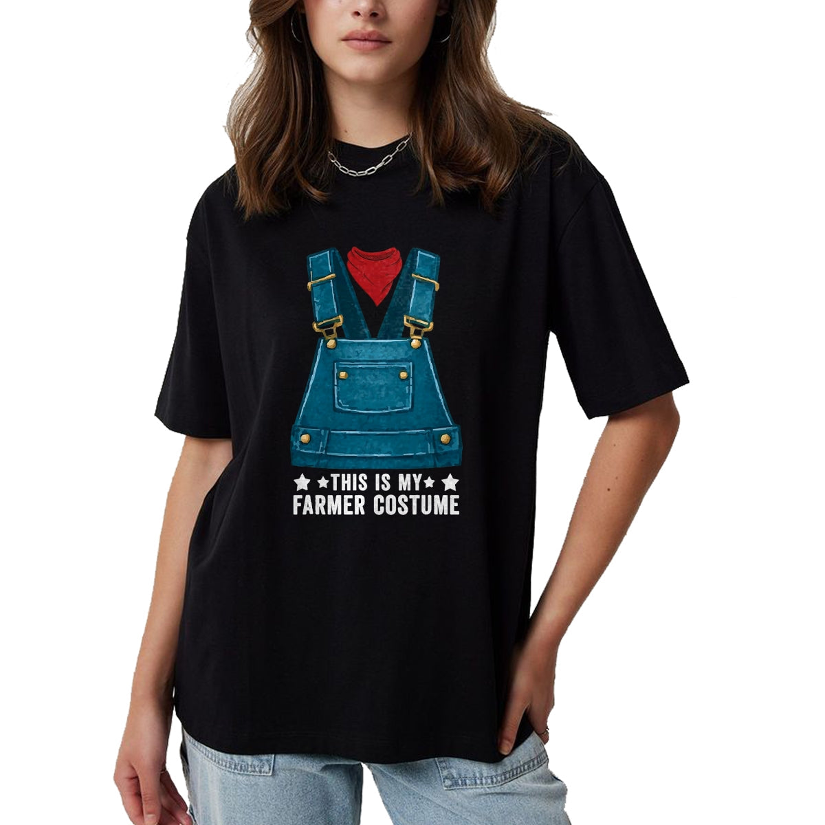 Best Farmer Life Shirt, Funny Farmer UnisexT-Shirt/Hoodie/Sweatshirt HLT00 - This is My Farmer Costume Halloween Funny Farm Farming T-Shirt, Men, Black, X-Large
