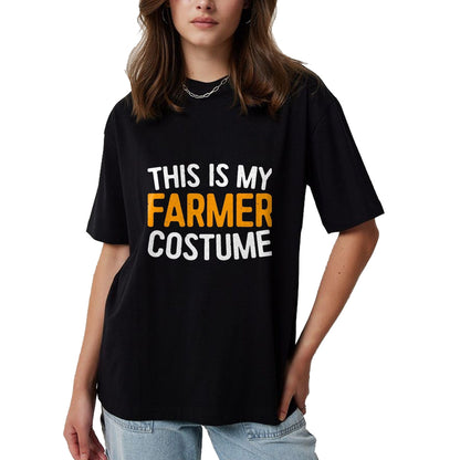 Best Farmer Life Shirt, Funny Farmer UnisexT-Shirt/Hoodie/Sweatshirt HLT00 - This is My Farmer Costume Shirt Adult Kids Farmer Costume T-Shirt, Men, Black, Medium